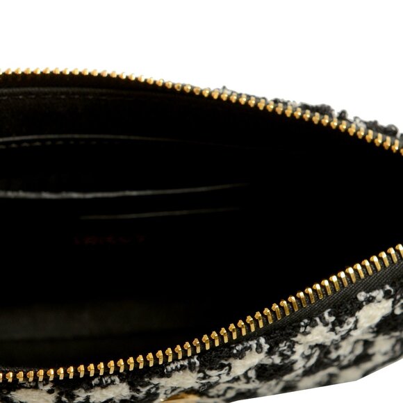 Versace Women's Wool Lurex Jacquard Gold Medusa Quilted Handbag Shoulder Bag - Picture 5 of 7